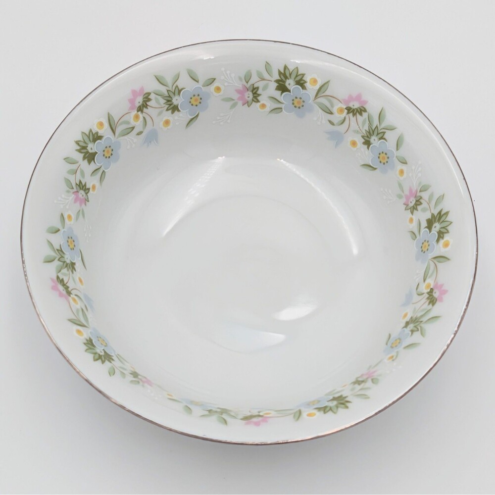 Vintage Johann Haviland Forever Spring Floral Dessert Bowl 5" Bavaria Germany
